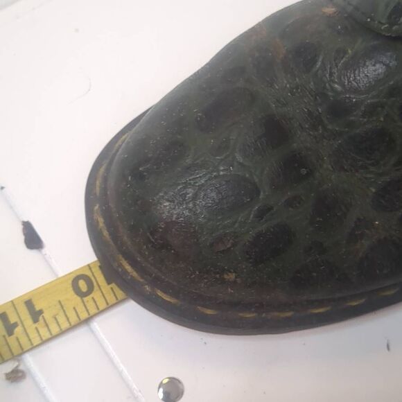 RARE Dr. Martens Green Crocodile 8 Hole Lace Up Boot Women's 7 - Picture 7 of 7